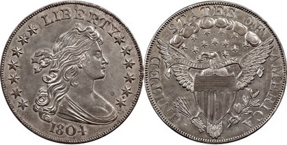 Серебряный доллар 1804 года  