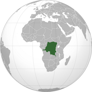 ДР Конго на карте мира