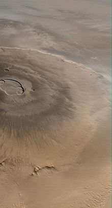 Гора Олимп на Марсе - самая большая гора Солнечной системы