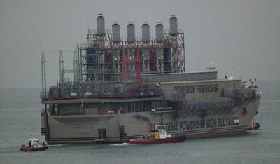 Плавающие электростанции Powership
