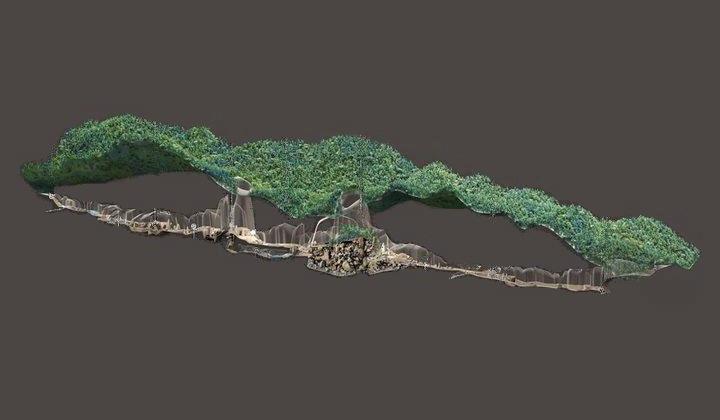 3D карта пещеры Шондонг