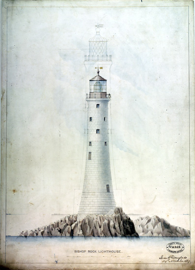 Второй маяк на острове Бишоп-Рок